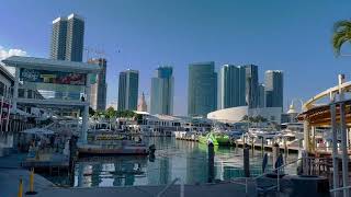 Bayfront park Miami Florida 🏖️ [upl. by Niattirb]