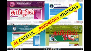 How to identify predatory journals  How to avoid predatory journals  10 tips  Predatory journals [upl. by Htebazila344]