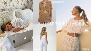 online shop with me for spring  spring fashion trends 2022 [upl. by Gavan369]