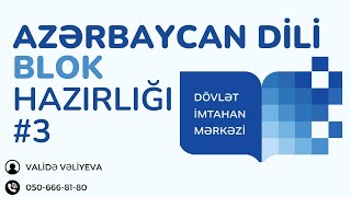 Azərbaycan dili 3 təkrar Hədəf 150 bal BLOK və MİQSERTİFİKASİYA [upl. by Ameehs]