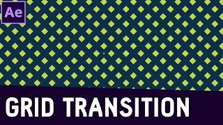 Tutorial 10 Transition with Grid Effect in After Effects ✔ [upl. by Darleen]