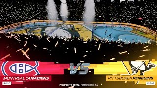 nhl 25 playoffs Pittsburgh penguins vs Montreal canadiens game 3 [upl. by Bixler]