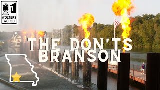 Branson  The Donts of Visiting Branson Missouri [upl. by Llewen]