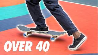 How to skateboard for beginners over 40 years old [upl. by Nee]