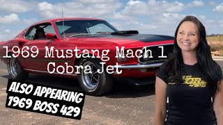 1969 Ford Mustang Mach 1 428 Cobra Jet versus Boss 429 Test Drive Musclecar [upl. by Pol321]