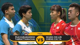 Dechapol PuavaranukrohSapsiree Taerattanachai vs Wang ChiLinCheng  Final Macau Open Badminton [upl. by Ramunni]