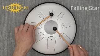 How To Play Falling Star on Idiopan Steel Tongue Drums [upl. by Jozef]