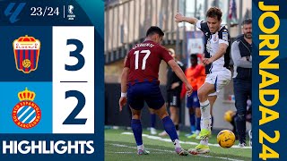 ⚽ RESUM J24  Eldense 32 Espanyol  LaLigaHighlights [upl. by Wera]