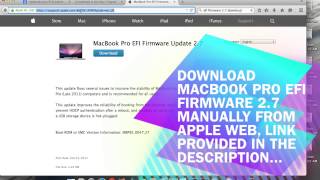 How to Solve Macbook Pro Efi Firmware Update 27 Error 203 [upl. by Araj]