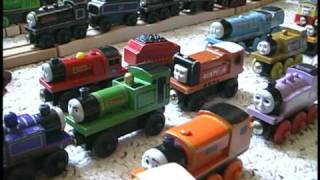 Evans Wooden Train Collection [upl. by Wilkins]