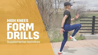 High Knees  Form Drills [upl. by Akinam]