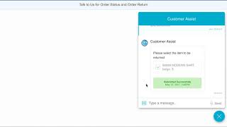 SAP Hybris Conversational Interface to Manage Order Returns [upl. by Warwick]