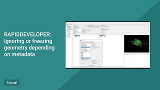 RapidDeveloper Tutorial Ignoring or freezing geometry depending on metadata [upl. by Malliw]
