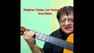 Palabras Tristes Los Yonics Cover Suscríbete 🎶🎵🇸🇻🇸🇻 [upl. by Arres]