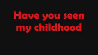 Michael Jackson Childhood lyrics [upl. by Hilliary]