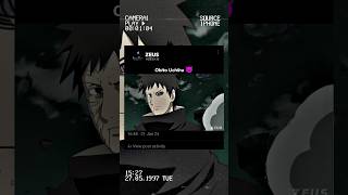 Obito Uchiha 😈🔥 anime naruto [upl. by Ndnarb]