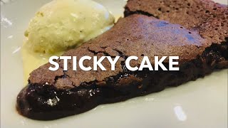 Swedish Sticky Chocolate Cake  Kladdkaka [upl. by Rezal493]