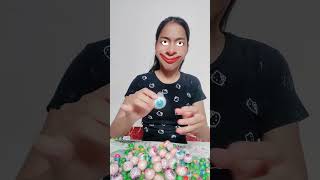 Unboxing Candy raibow Mix Color Candy effect Big Monut 8 [upl. by Mharba666]