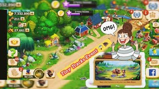 Farmville 2Country Escape 🌾🚜 Tiny tracks 🦬New Event 😱gameplay ios ftytiny hack🔥💛 [upl. by Leora]