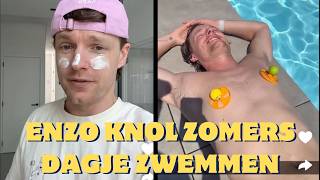 Enzo Knol bij het zwembad van Milan Knol [upl. by Nolrac22]