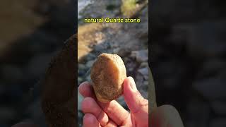 Quartz stone stones metaldetecting rareminerals gemstones rockhounding rarestone minerals [upl. by Pierrette]