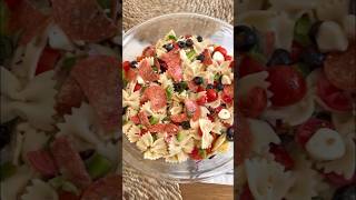 PIZZA PASTA SALAD  recipe in comments [upl. by Ytok113]