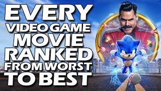 Every Video Game Movie Ranked from WORST to BEST [upl. by Nylime]