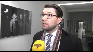 Åkesson uppmanar till folkomröstning om EUmedlemskap [upl. by Enitsugua]