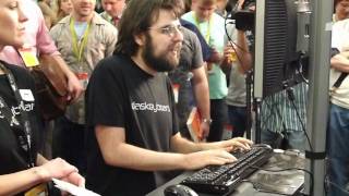 SXSW This Guy Can Type 163 Words Per Minute [upl. by Enytsirk]