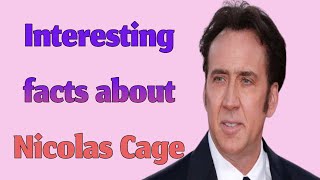 Interesting facts about Nicolas Cage  facts about [upl. by Ingunna]