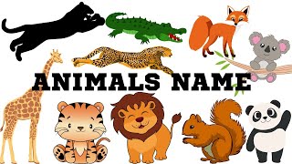 Animals name  Animals name with pictures Animals name in Hindi  Animals name in English  Unique [upl. by Ayala]