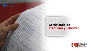 SuperNoticias  Certificado de Tradición y Libertad [upl. by Farrell]