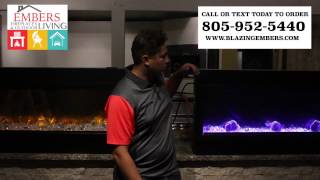 Amantii Built in Electric Fireplace Review Slim vs deep [upl. by Accissej439]