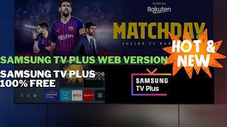 Samsung launched Web Version of Smart TV Plus Streaming service 2021  GlobalNeuz Times [upl. by Lulita]