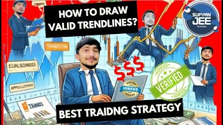 How to draw valid trendlines Trendlines flipTrendlines breakout  Types of trendlines Channels [upl. by Adev]