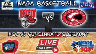 KCU vs Cincinnati Clermont Womens Basketball  NAIA Basketball  LIVE  Kool TV  12224 [upl. by Eelyme]