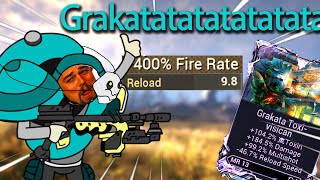 Warframe  400 Fire Rate Grakatatata But Takes 10s To Reload [upl. by Anaicilef865]