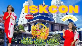 ISKCON Temple Bangalore  ISKCON Mandir Full Details  Largest Krishna Temple  ISKCON Canteen Food [upl. by Emmaline]