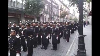 Porra del Heroico Colegio Militar 16092015 [upl. by Alviani]