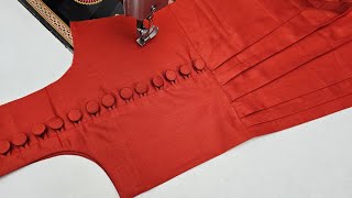 Very Creative and Latest Dori And Pintucks Kurti Design Cutting and Stitching [upl. by Lehcer90]