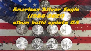 American Silver Eagle 19862021 Whitman Classic Albums Build  Update 3 silver coin bullion [upl. by Eintruok]