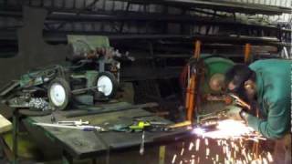 HOWTO oxyacetylene cutting torch demo [upl. by Kalindi839]