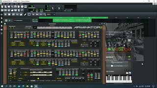 Warszawa David Bowie Instrumental Arminator 2 Free Synthesiser [upl. by Airotcivairam480]