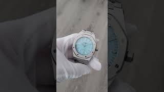 41mm Ice Blue Seikoak Waffle Dial Seiko Mod watch seikomod seikomods customwatch mensfashion [upl. by Paver]