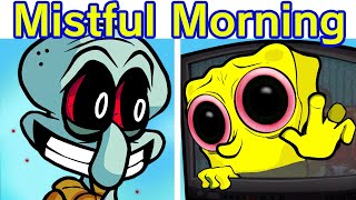 Friday Night Funkin VS Mistful Crimson Morning FULL WEEK Squidward Spongebob Patrick FNF Mod [upl. by Silverstein864]