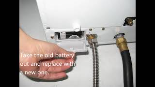 Replacing the Water Heater Battery 更換熱水器電池 [upl. by Foss]