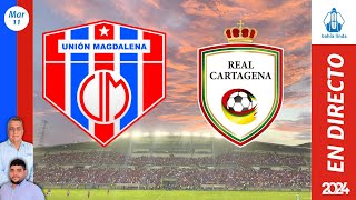 🎙️ ⚽ UNIÓN MAGDALENA VS REAL CARTAGENA En Vivo hoy 🔵🔴 Partido Unión Magdalena Hoy [upl. by Nileak]