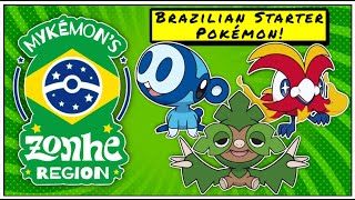 BRAZILIAN STARTER POKÉMON amp FUSION The Zonhe Region [upl. by Eirhtug]