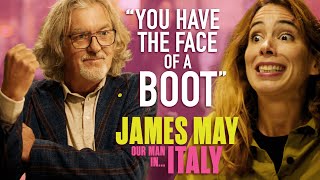 James Unleashes His Worst Italian Insults  James May Our Man In Italy [upl. by Atnamas523]