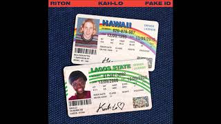 Riton amp KahLo  Fake ID Official Audio [upl. by Auqinimod]